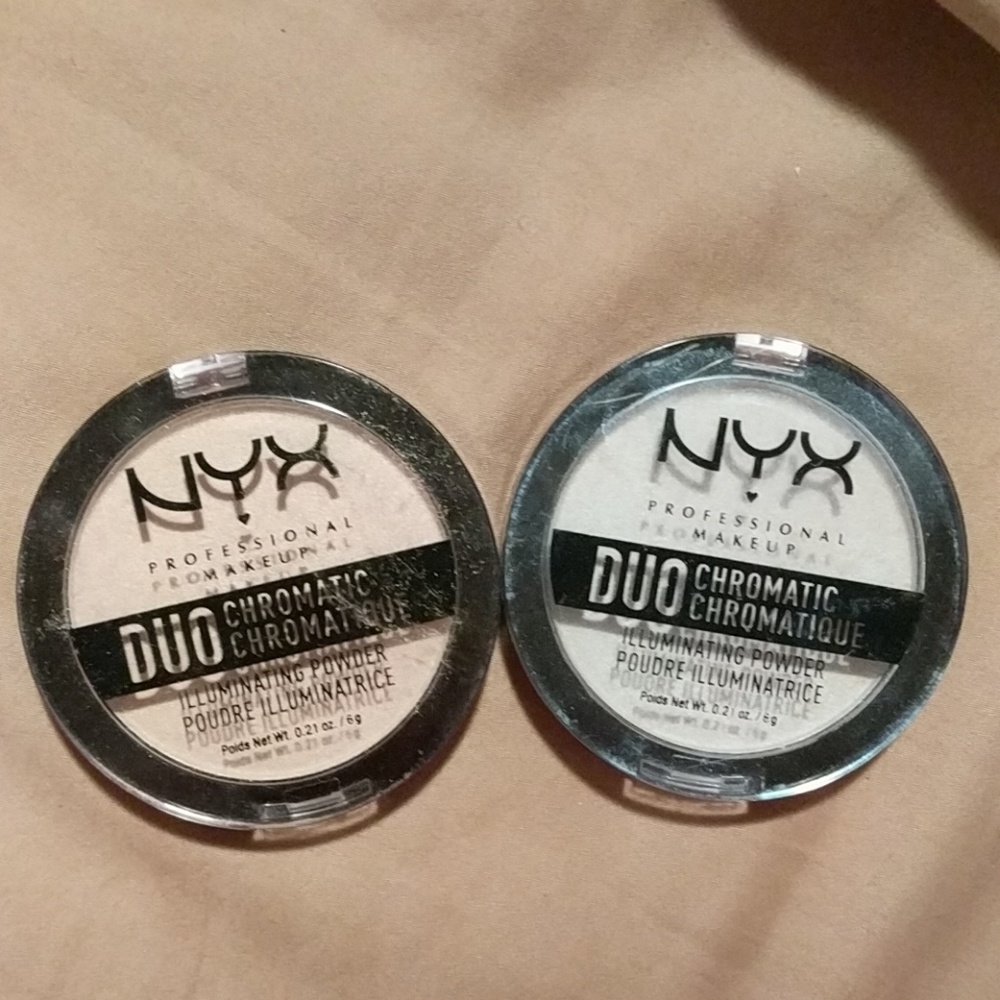 NYX duo chromatic highlighters